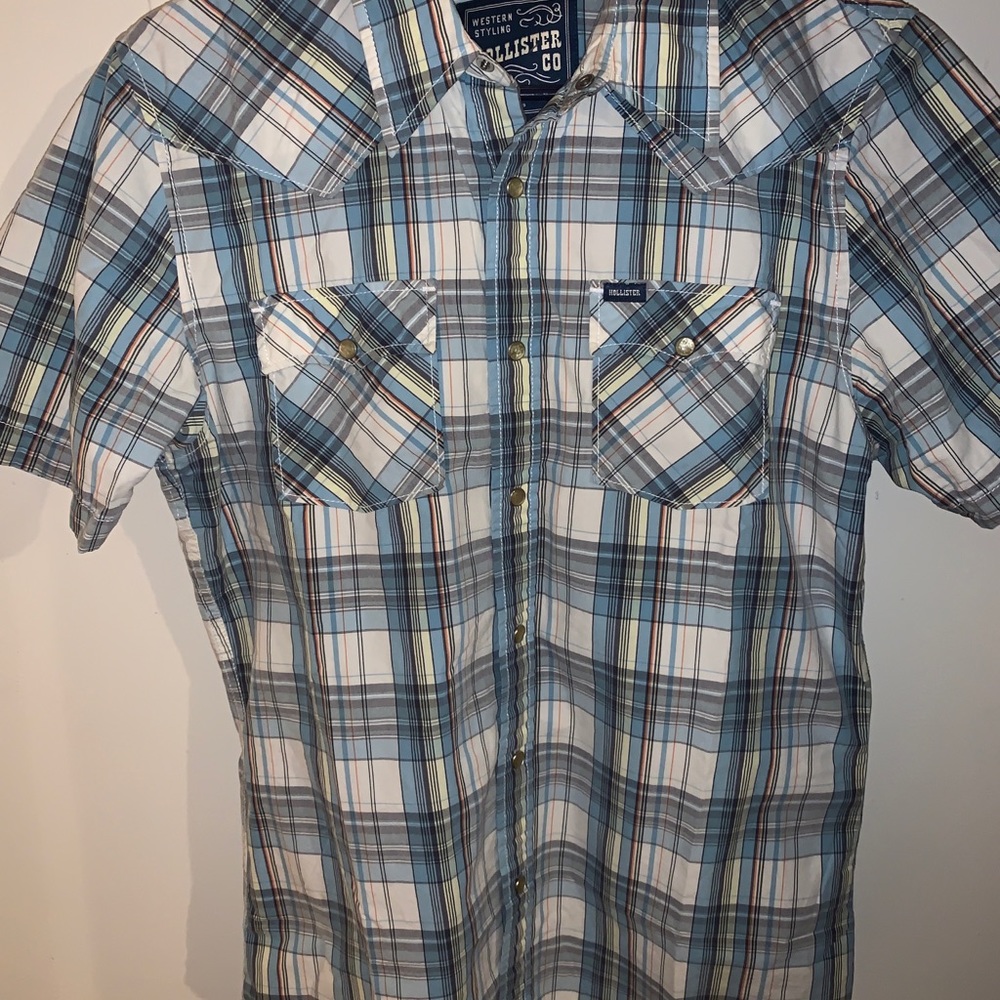 Hollister western pearlsnap shirt